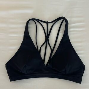 Lululemon black sports bra. Black. Size 8